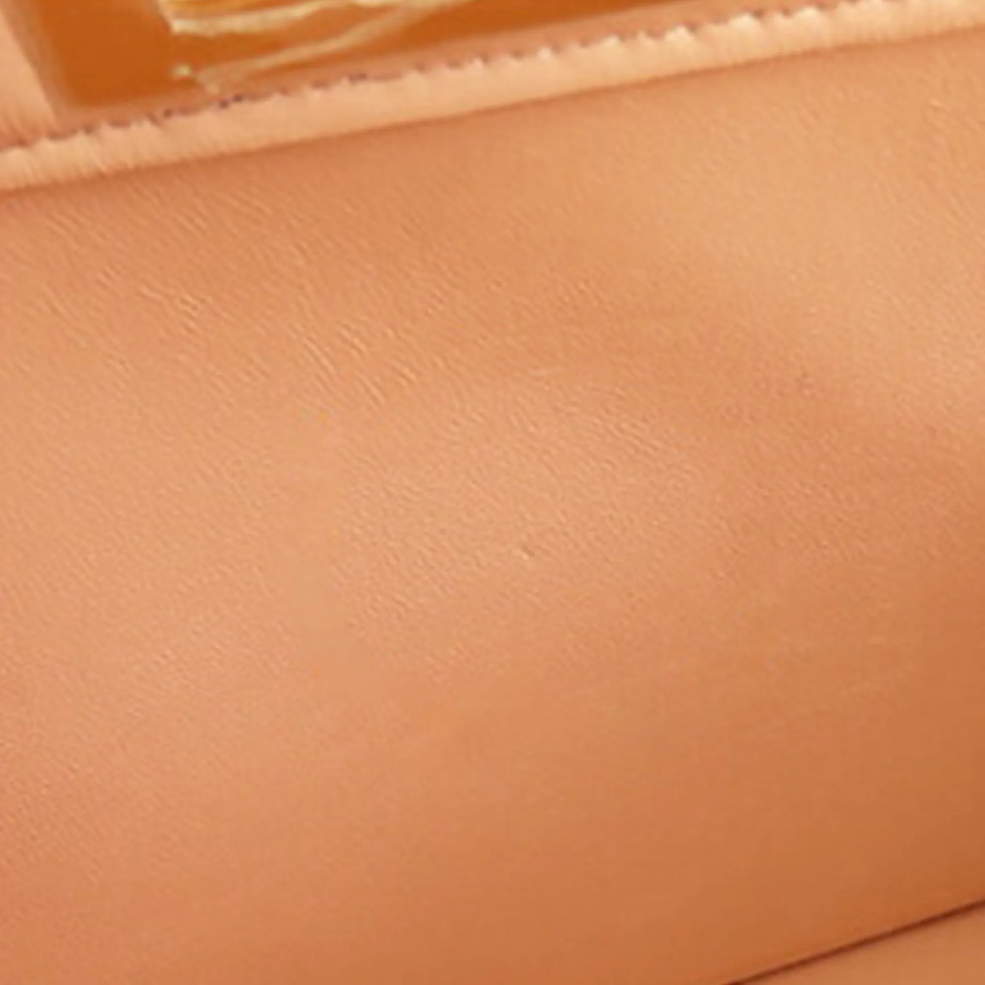 Yellow Fendi Small Leather Peekaboo ISeeU East West Bag Satchel
